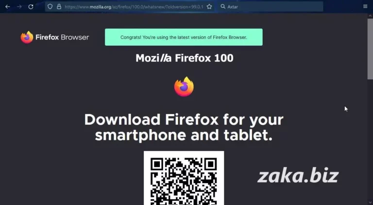 Mozilla Firefox 100